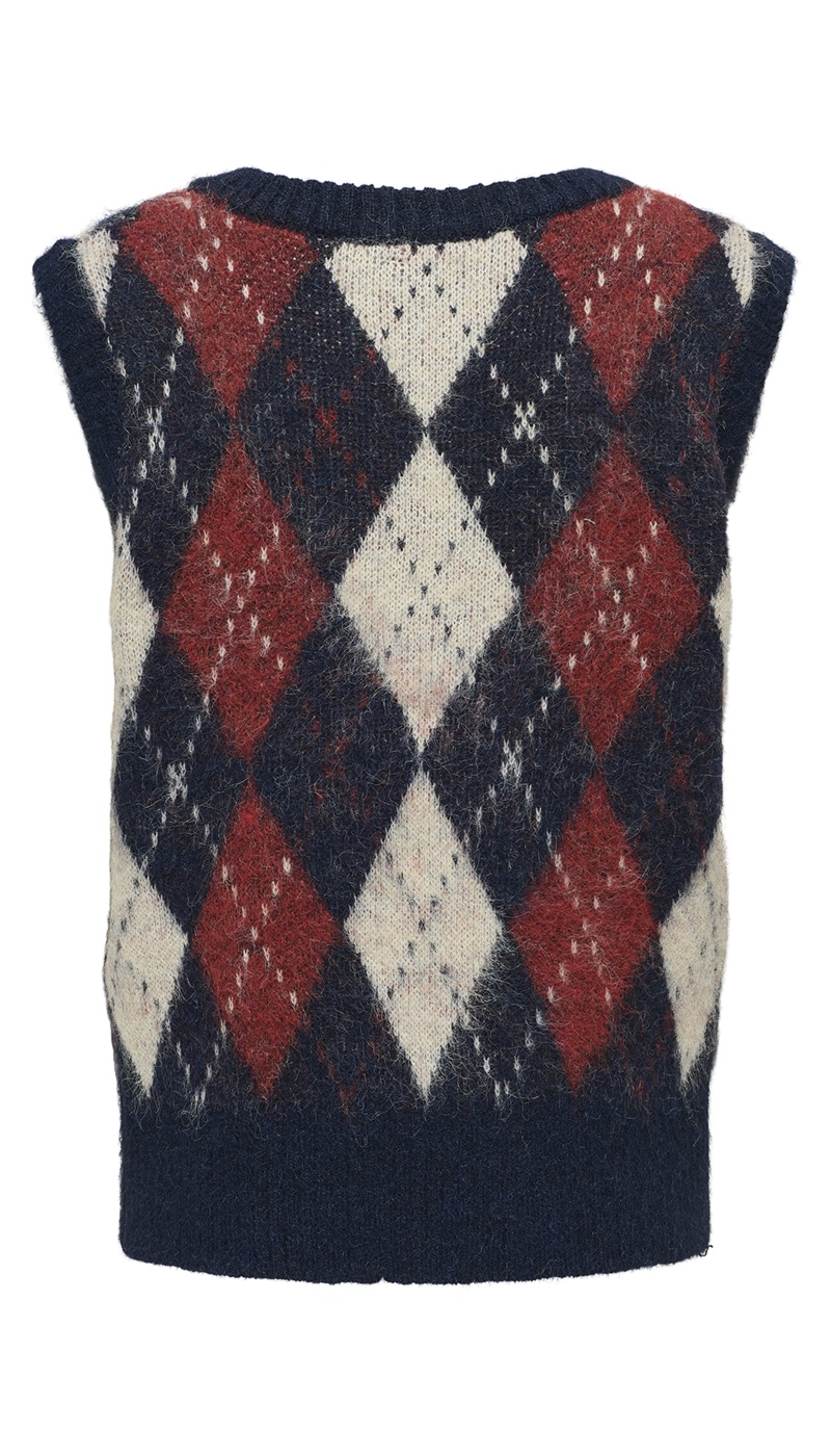 Pull Carreaux Marine ONLNOEME