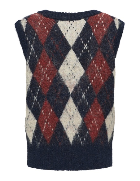 Pull Carreaux Marine ONLNOEME