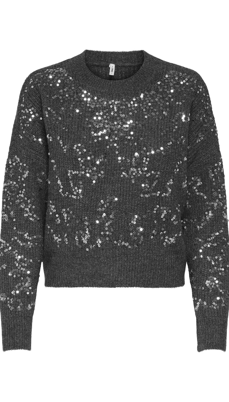 Pull Sequin Gris ONLALTA