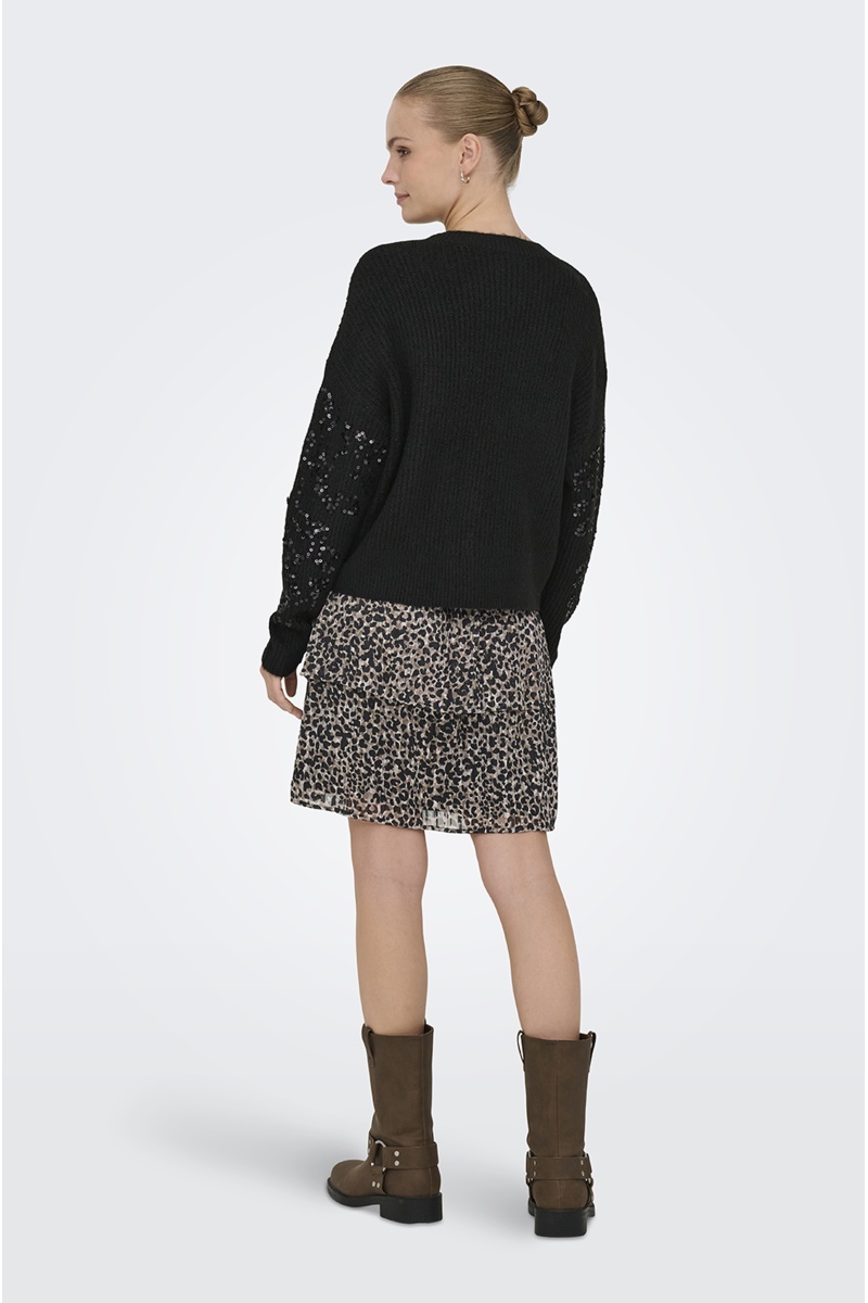 Pull Sequin Noir ONLALTA 2