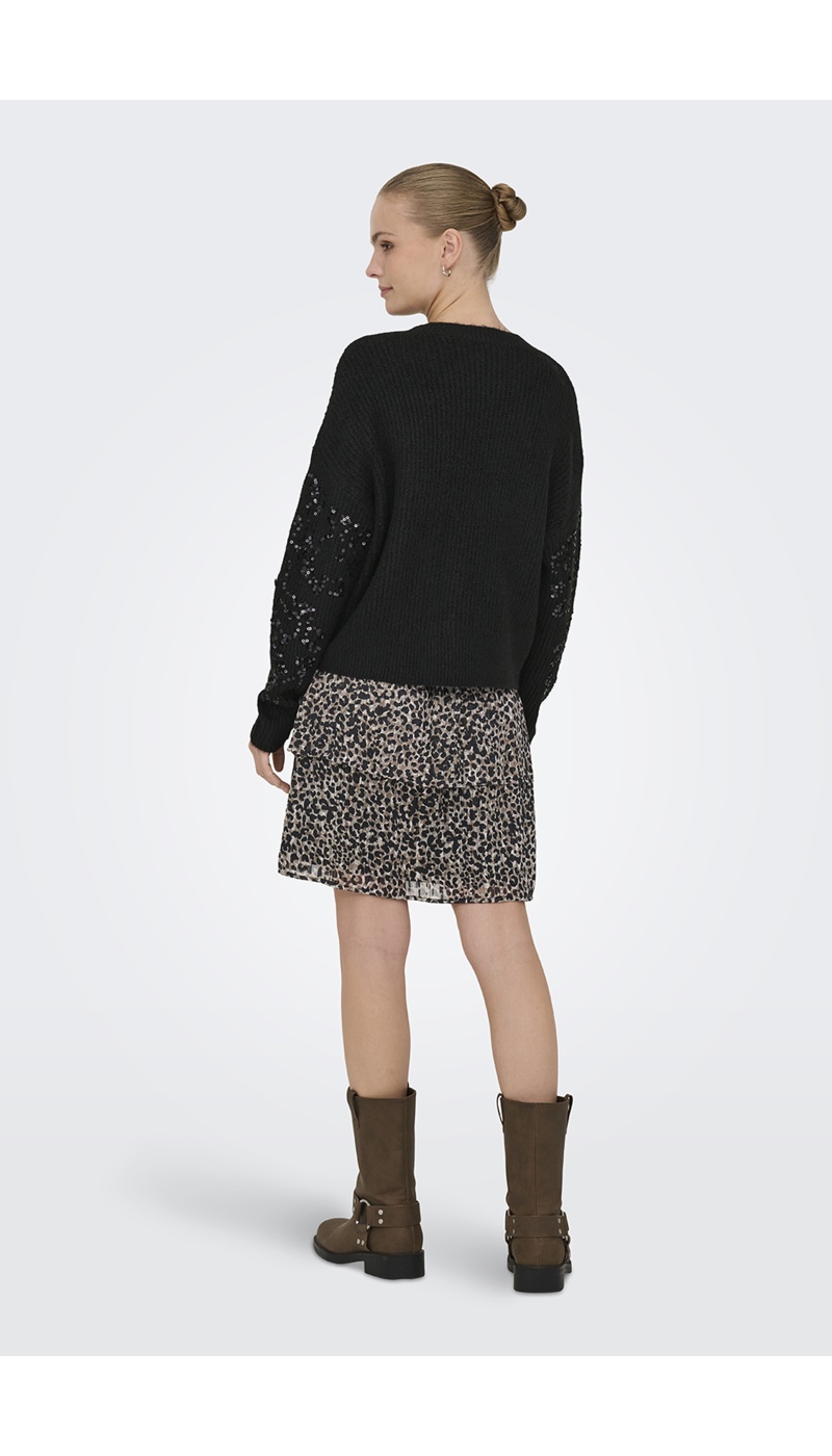 Pull Sequin Noir ONLALTA