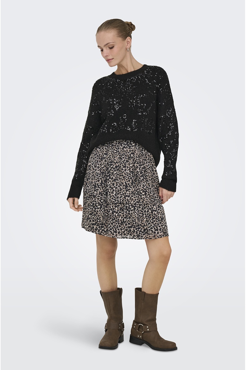 Pull Sequin Noir ONLALTA