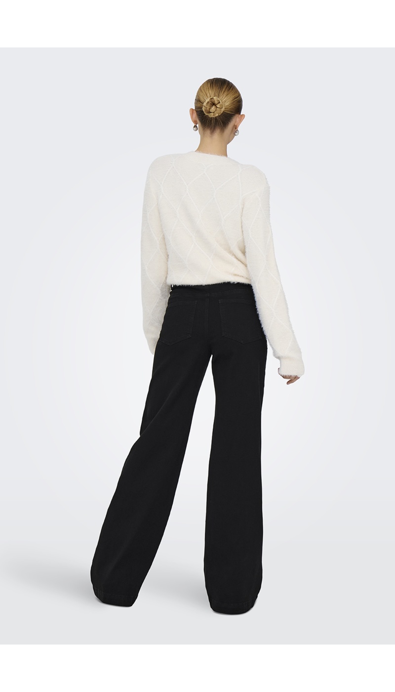 Jean Wide Leg Noir ONLMADISON