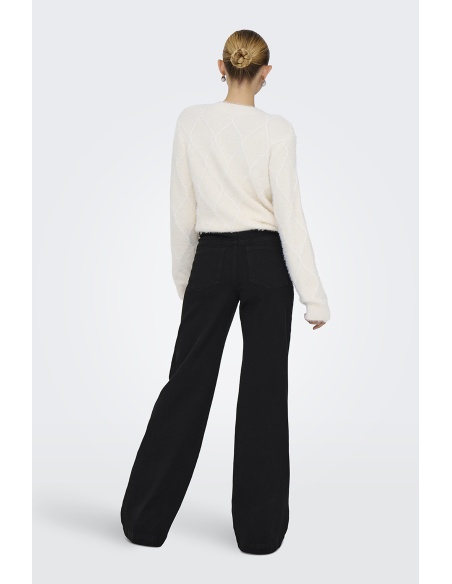 Jean Wide Leg Noir ONLMADISON
