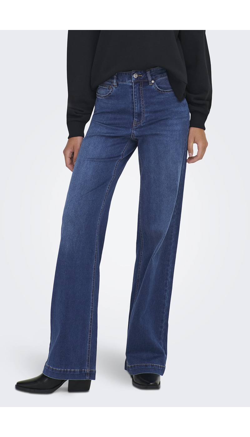 Jean Wide Leg Dark Blue ONLMADISON