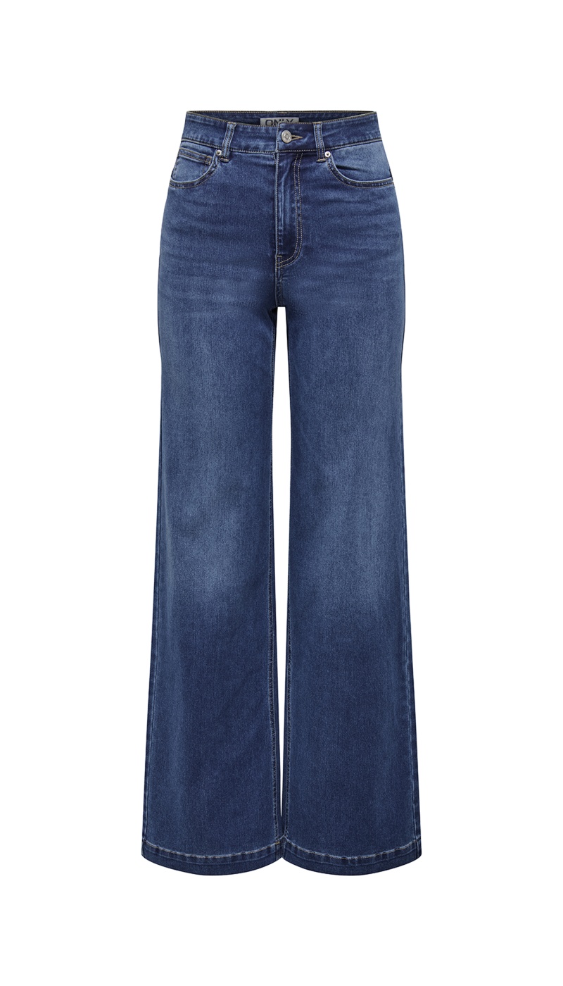 Jean Wide Leg Dark Blue ONLMADISON