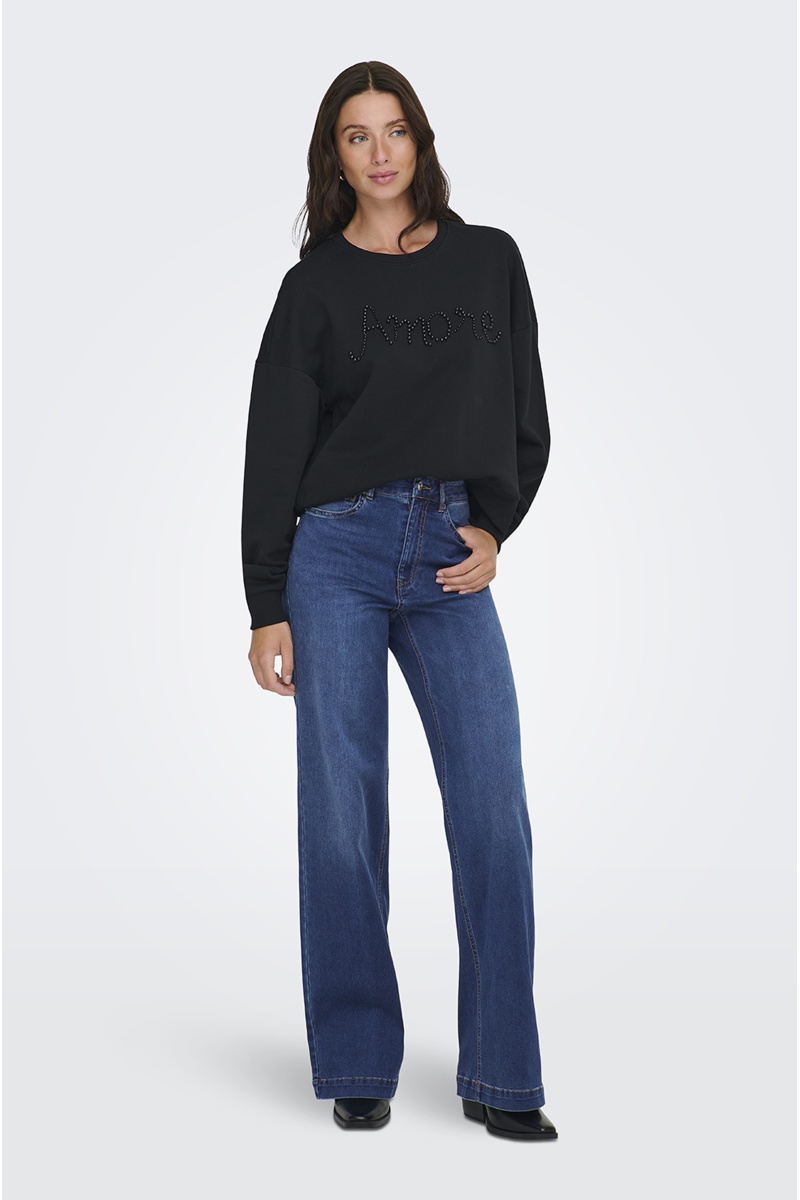 Jean Wide Leg Dark Blue ONLMADISON