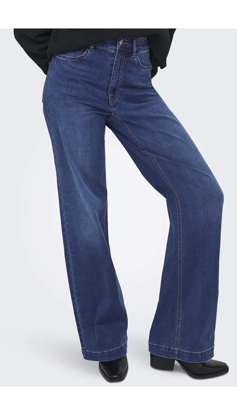 Jean Wide Leg Dark Blue ONLMADISON
