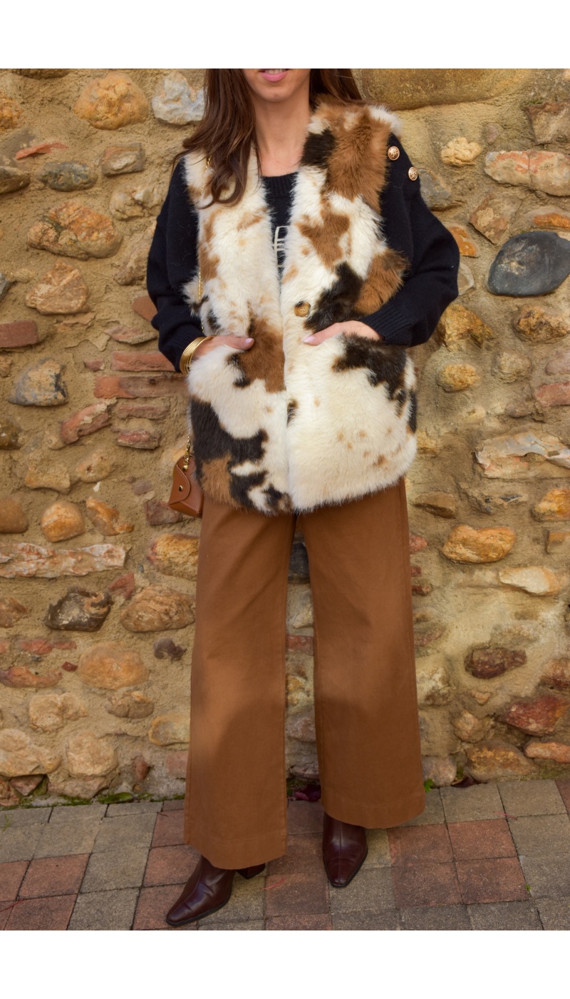 KESSLY SANSMA COW VESTES FEMME