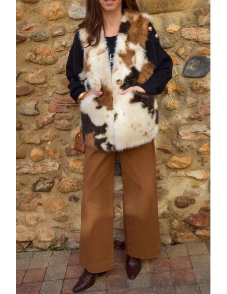 KESSLY SANSMA COW VESTES FEMME