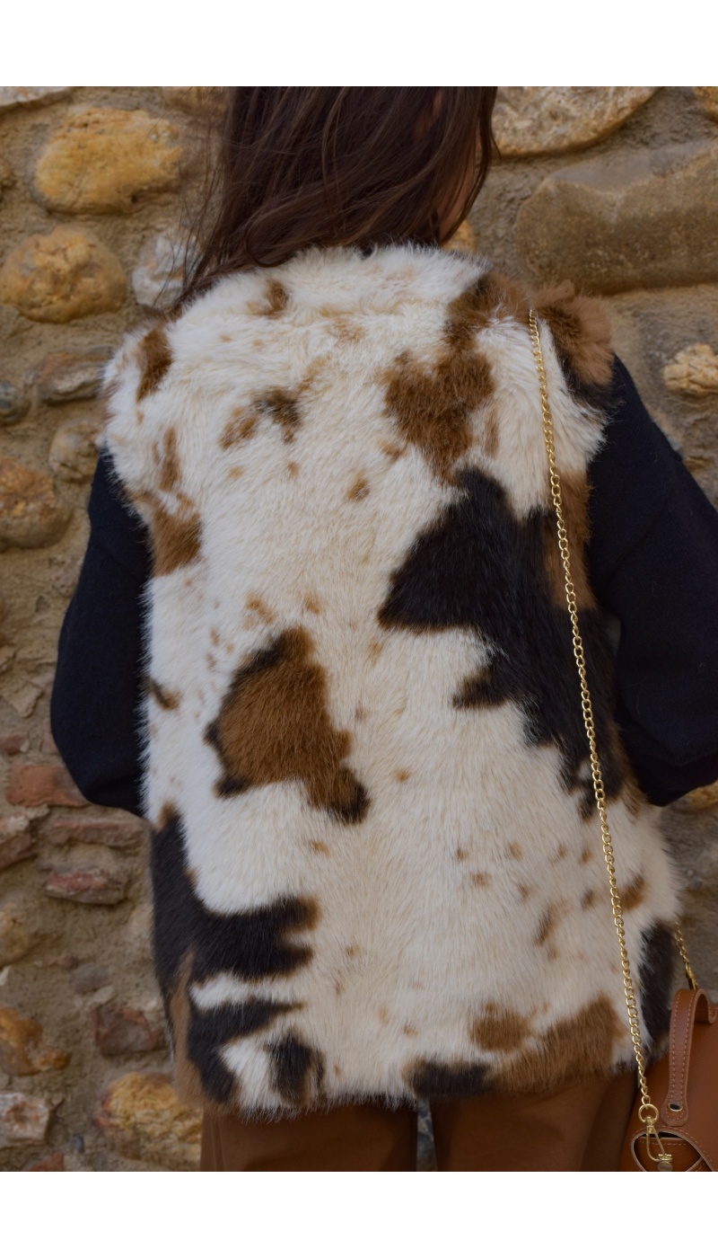 KESSLY SANSMA COW VESTES FEMME