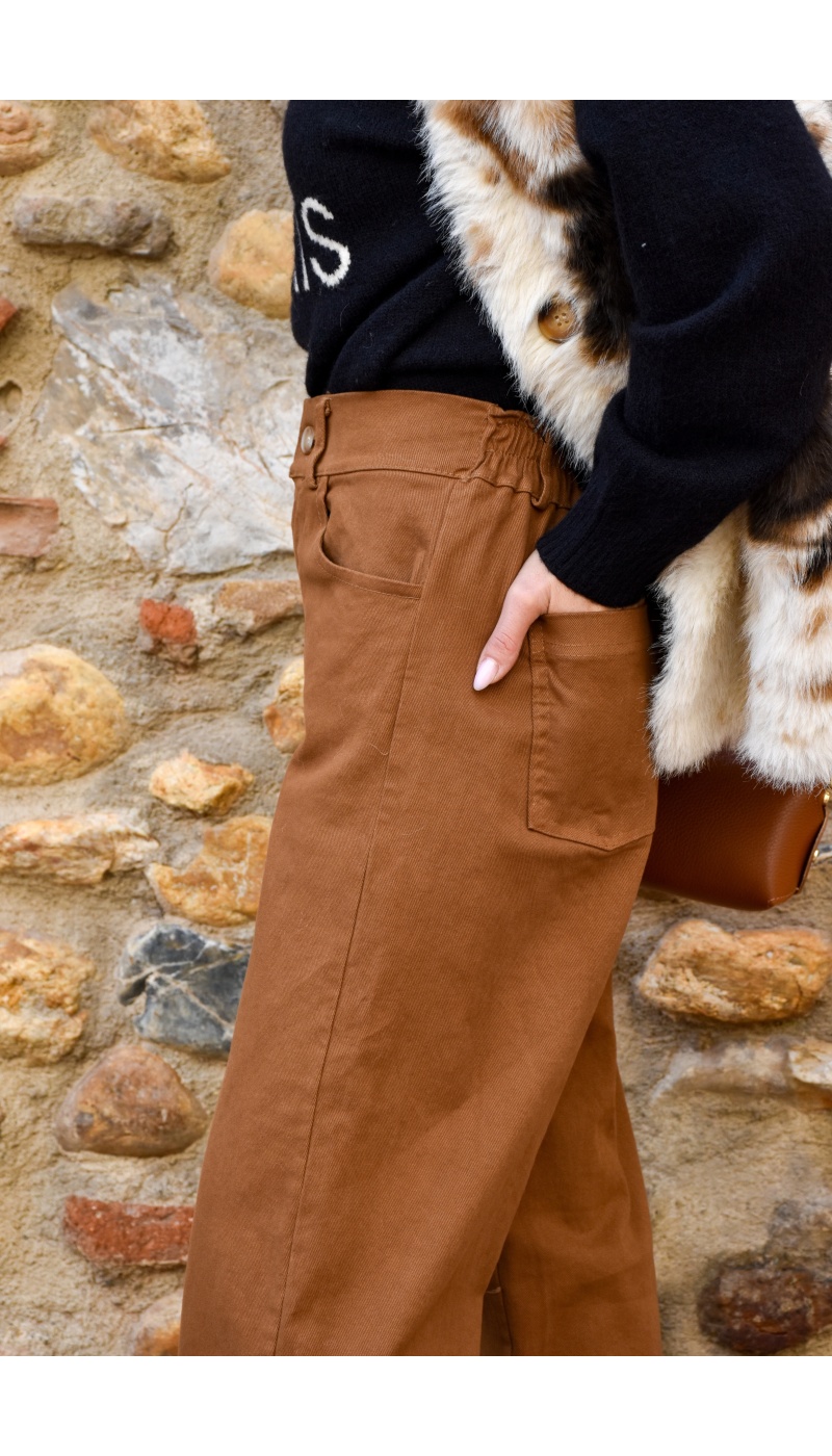 CAMEL PANTALON FEMME