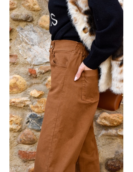 CAMEL PANTALON FEMME