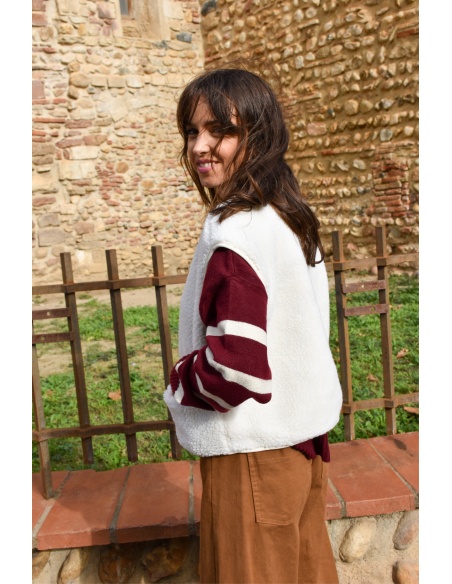 PRESSPLAY SANS M ECRU GILET FEMME