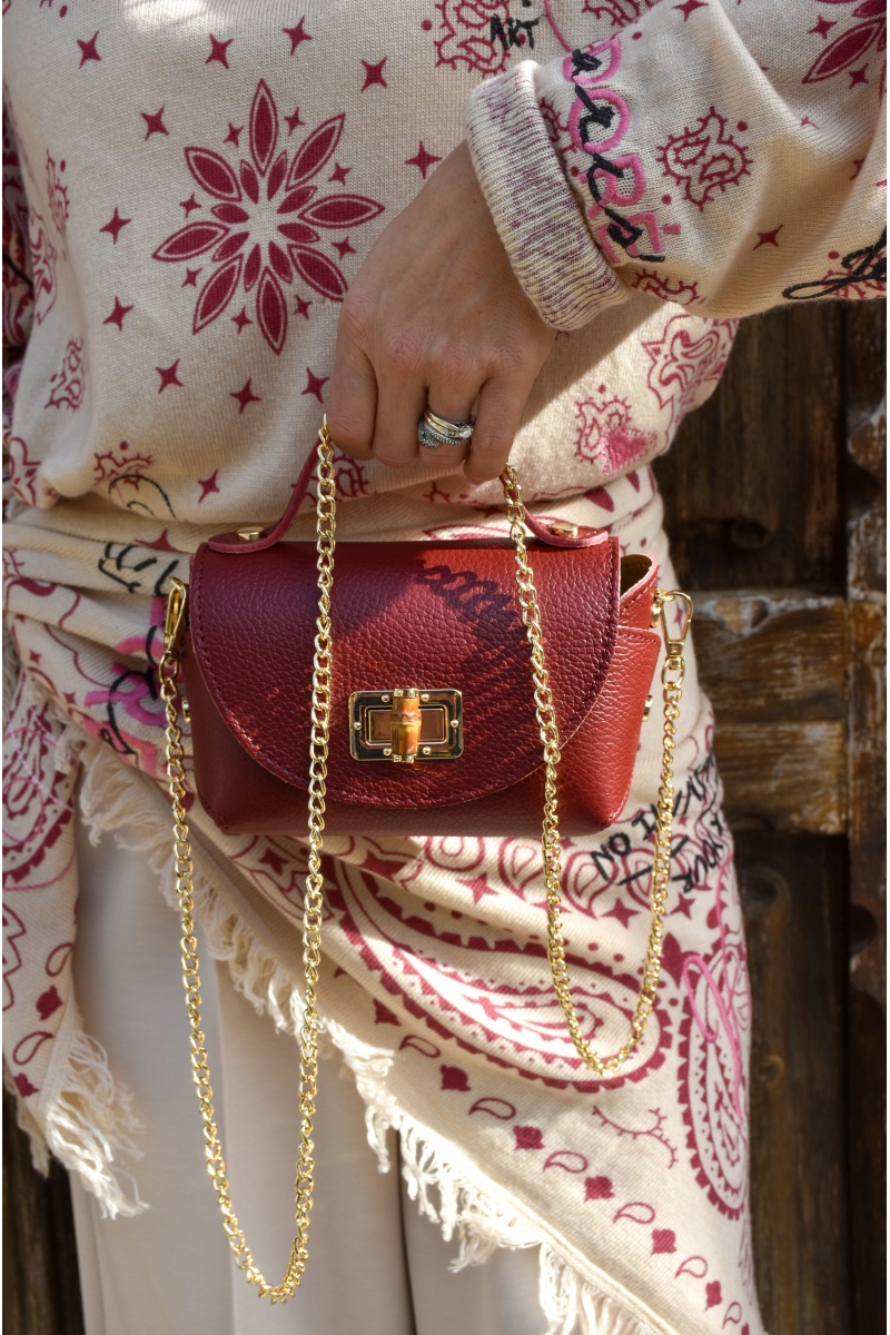 Sac Mini Bordeaux CASSIE
