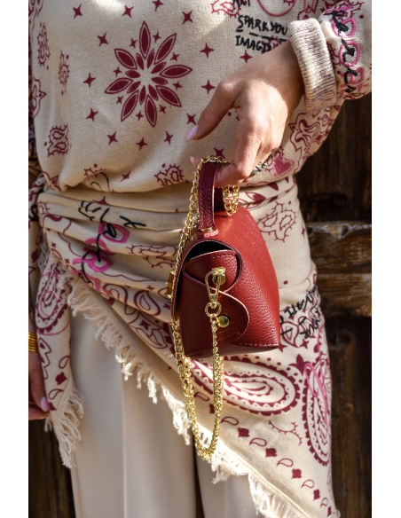 Sac Mini Bordeaux CASSIE