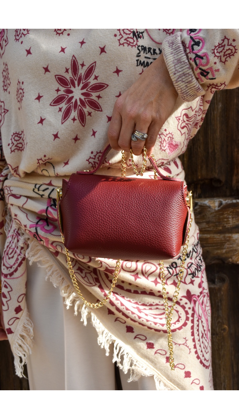 Sac Mini Bordeaux CASSIE