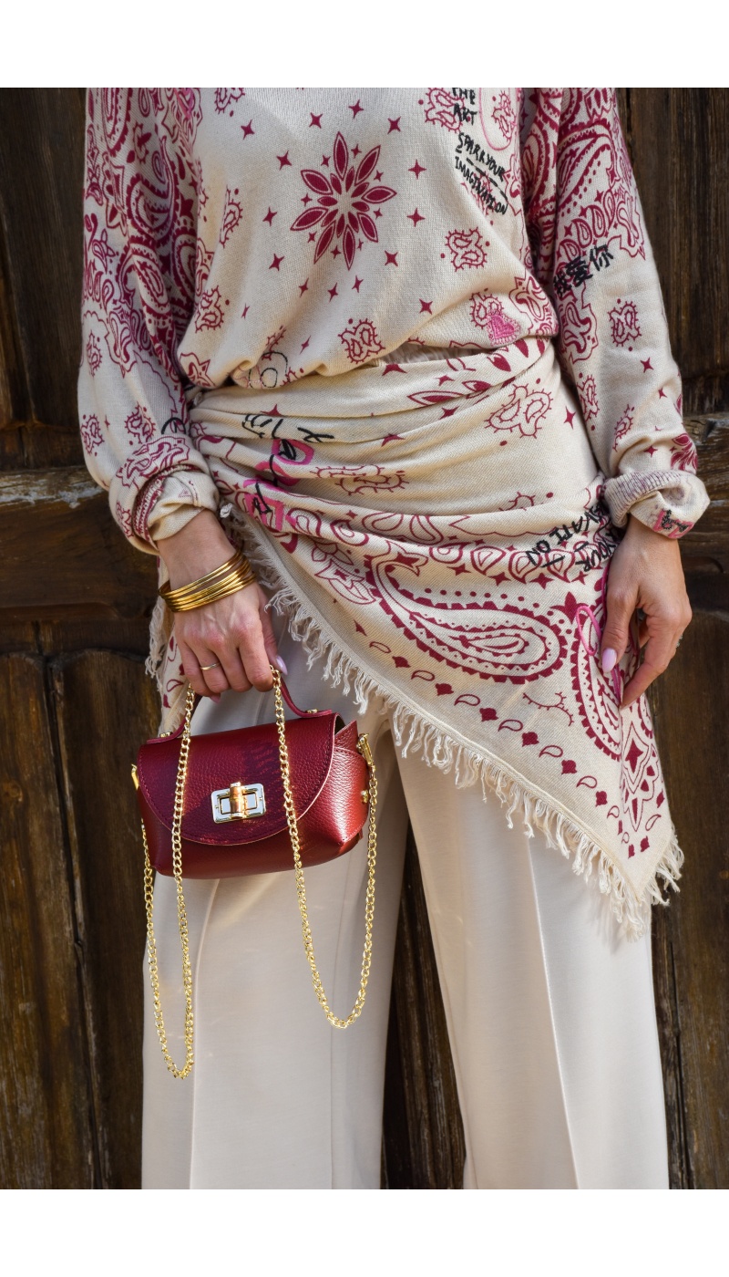 Sac Mini Bordeaux CASSIE