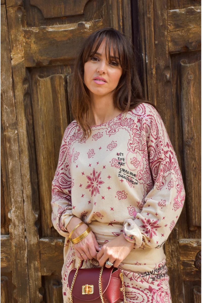 Pull Bandana Bordeaux LINA