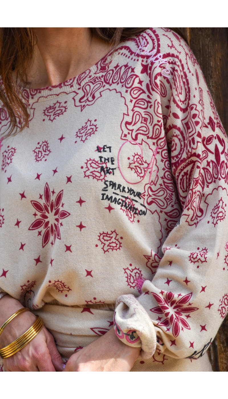 Pull Bandana Bordeaux LINA