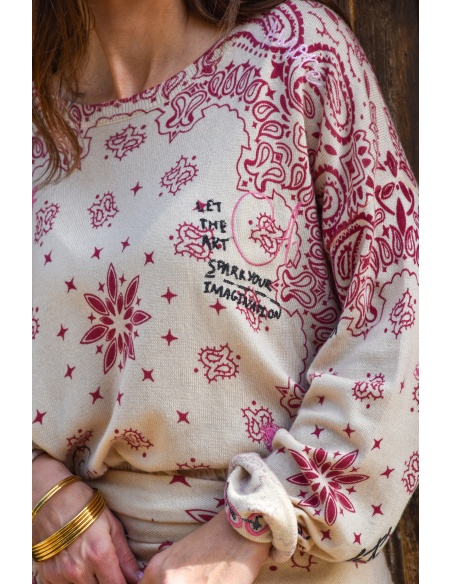 Pull Bandana Bordeaux LINA