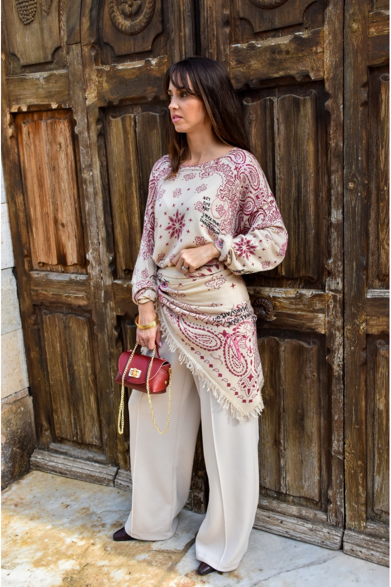 Pull Bandana Bordeaux LINA 2