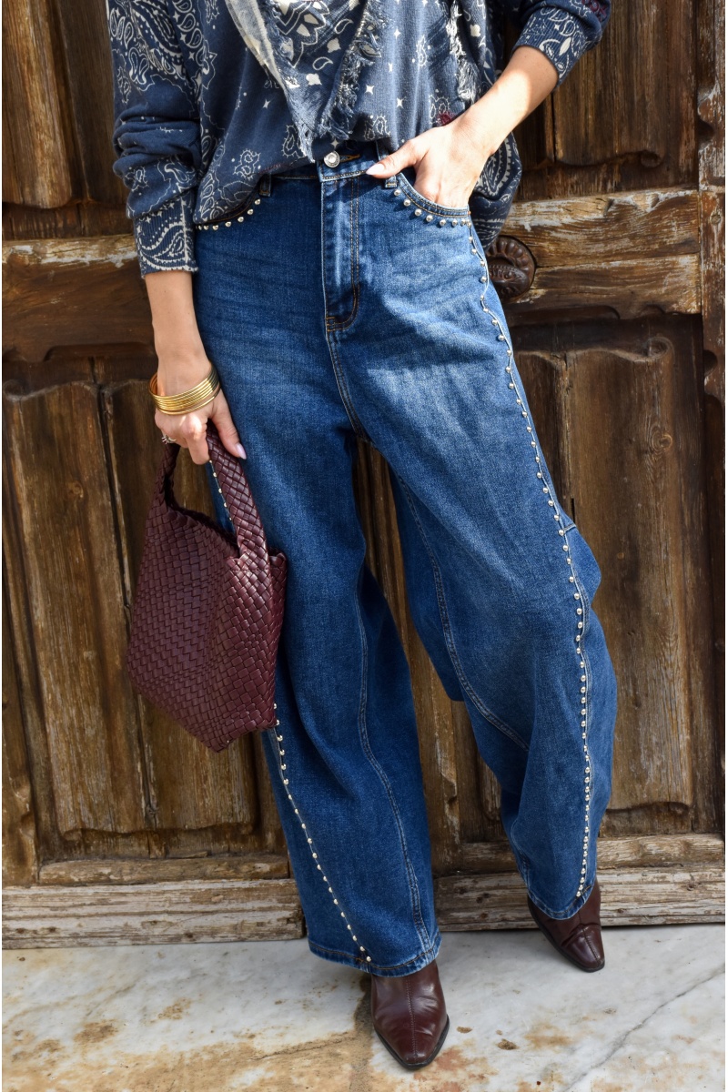 unicorn CLOUT BLEU JEANS FEMME