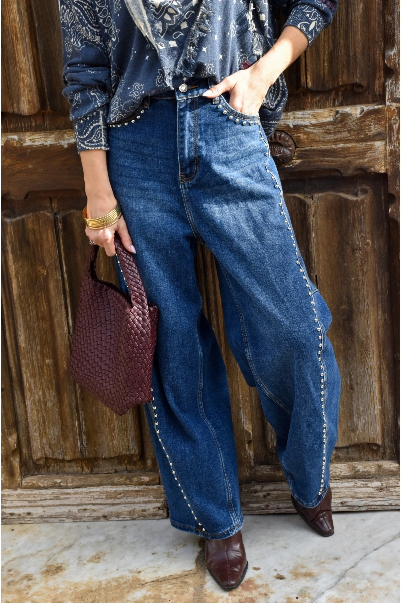 unicorn CLOUT BLEU JEANS FEMME