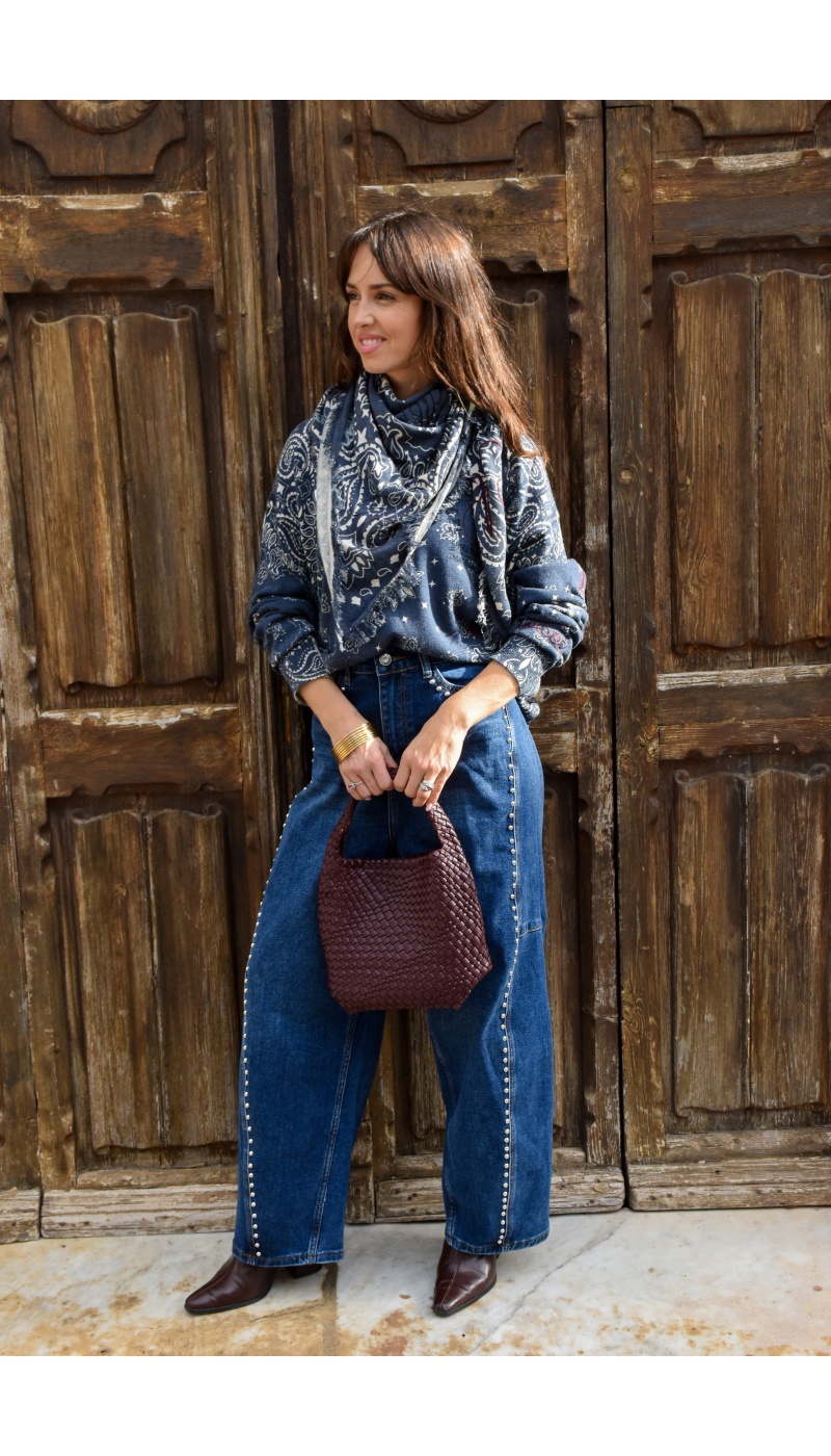 unicorn CLOUT BLEU JEANS FEMME