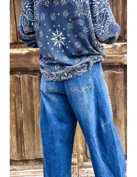 unicorn CLOUT BLEU JEANS FEMME