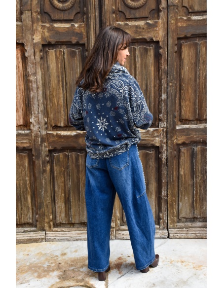 unicorn CLOUT BLEU JEANS FEMME