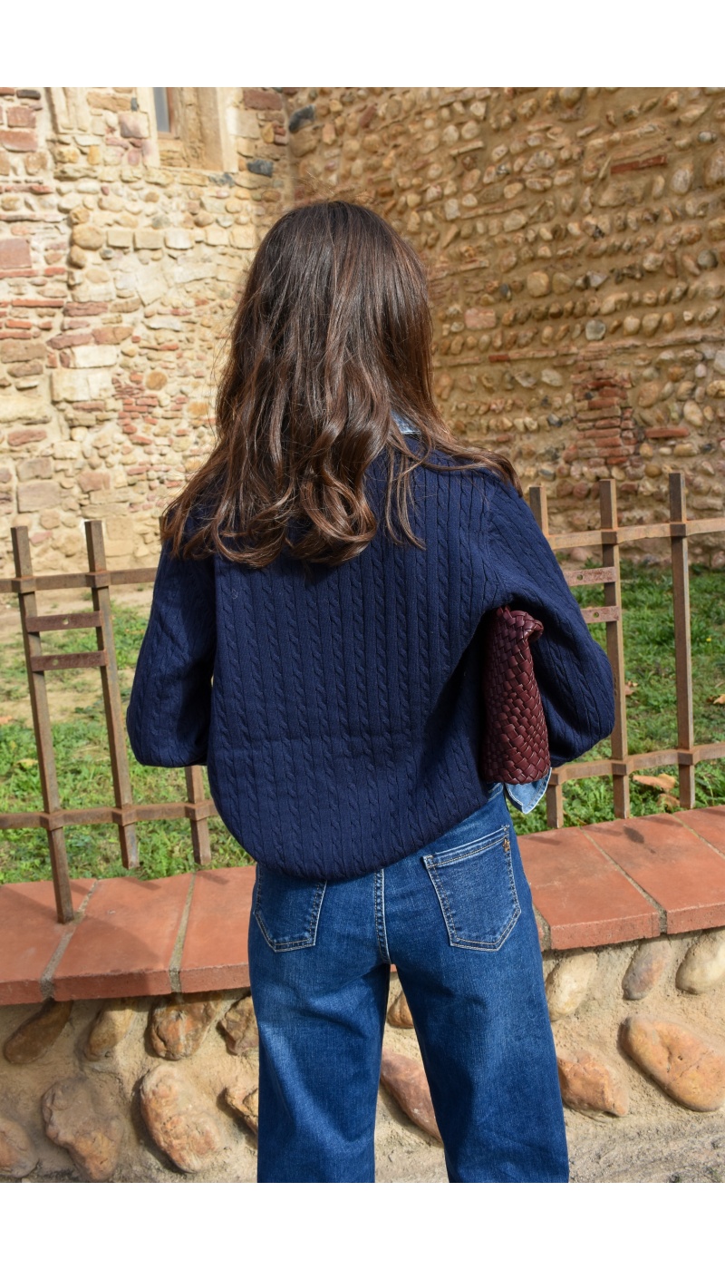 Pull Denim Marine ELISE