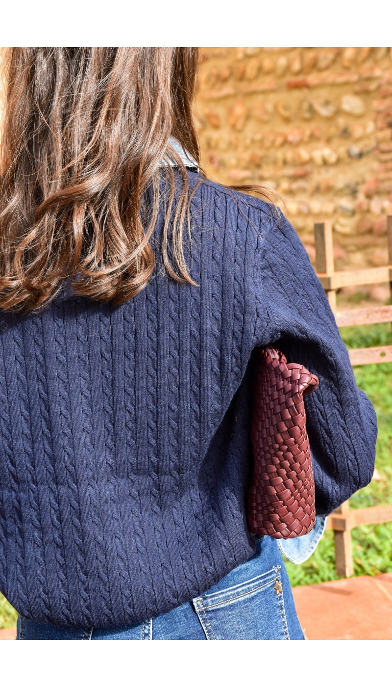 Pull Denim Marine ELISE