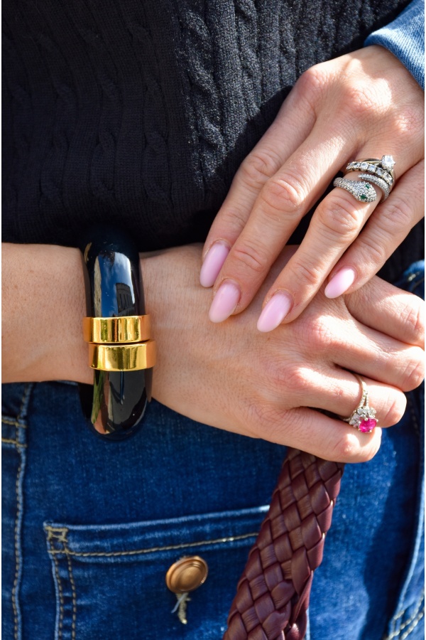 Pulsera Negra Simple JUNIO Noho - 1 | REBAJAS 2