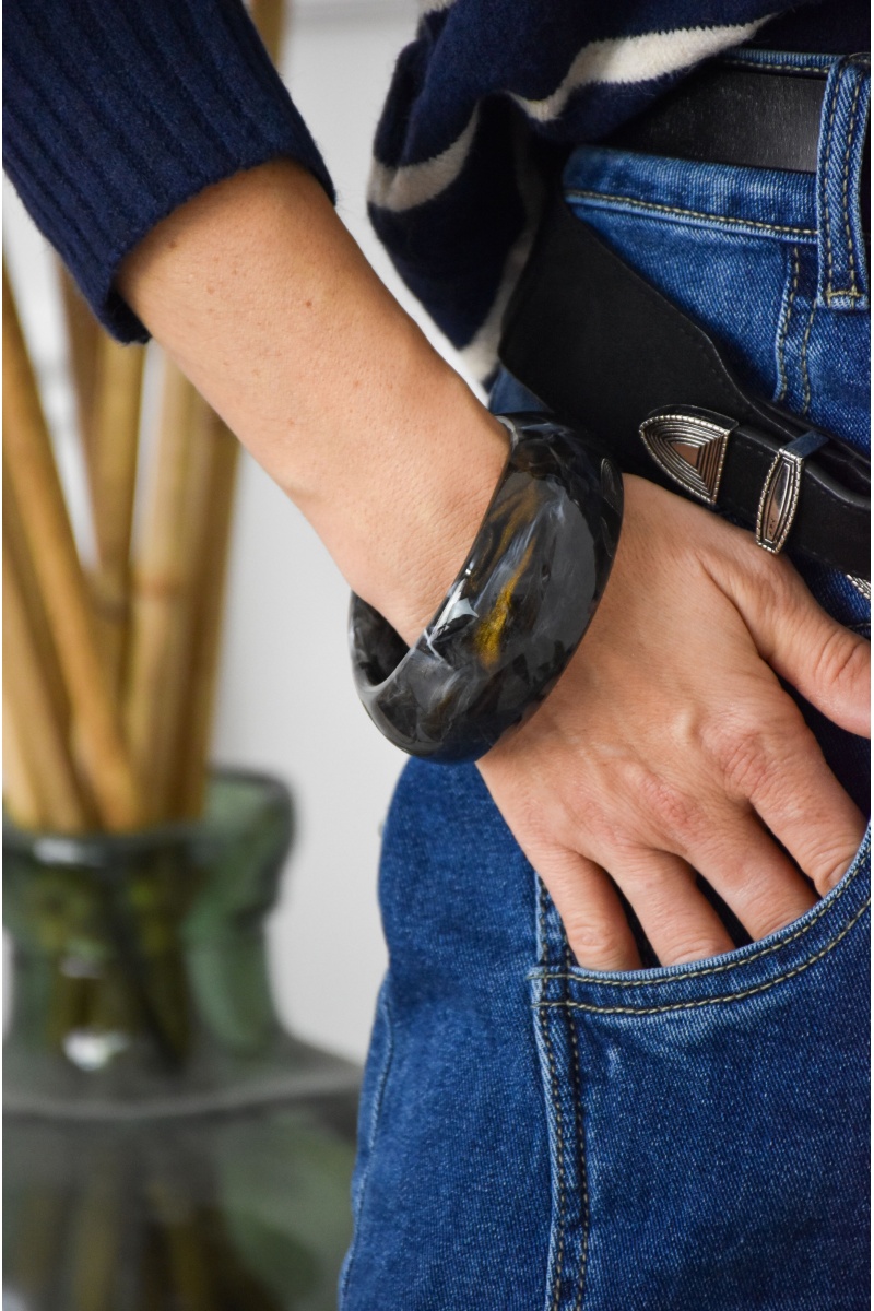 j'aime gemme - laura  NOIR BRACELETS