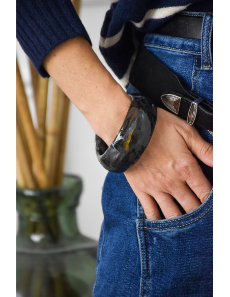 j'aime gemme - laura  NOIR BRACELETS