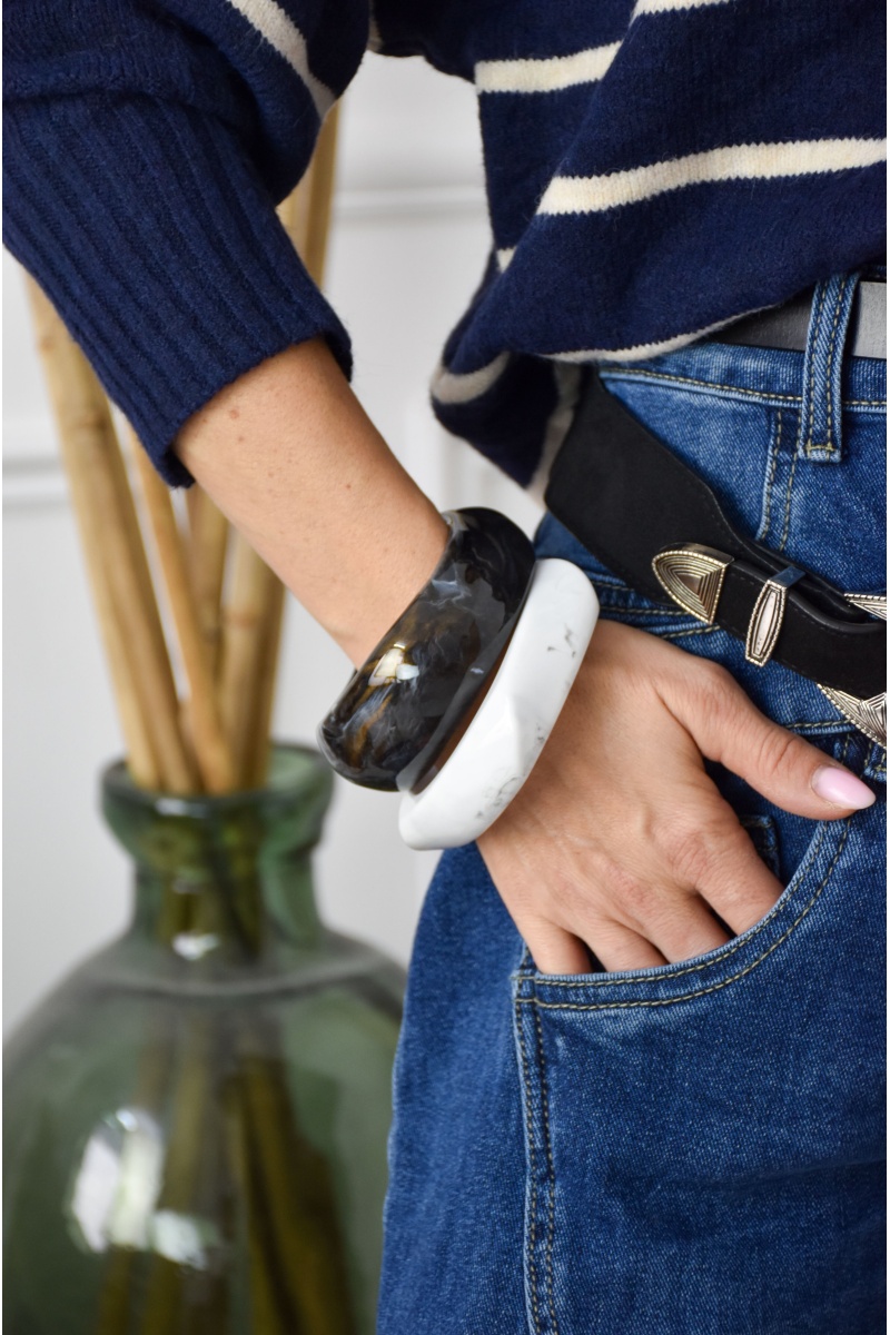 j'aime gemme - laura  NOIR BRACELETS 2