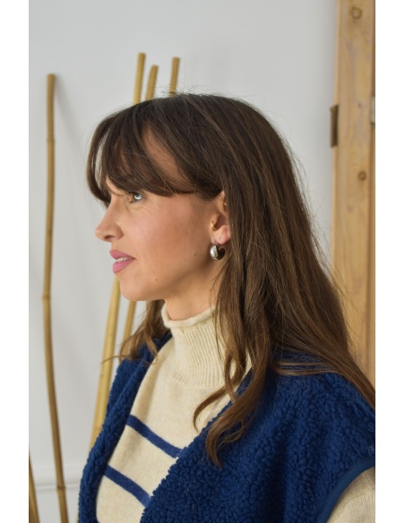 mia complementos bcn PETIT ARGENT BOUCLES D'OREILLES