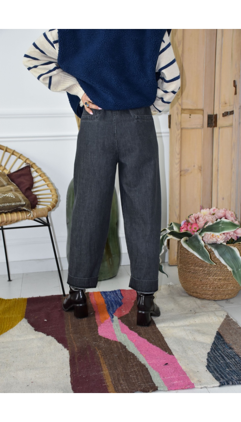 Jean Large Gris BRUNA