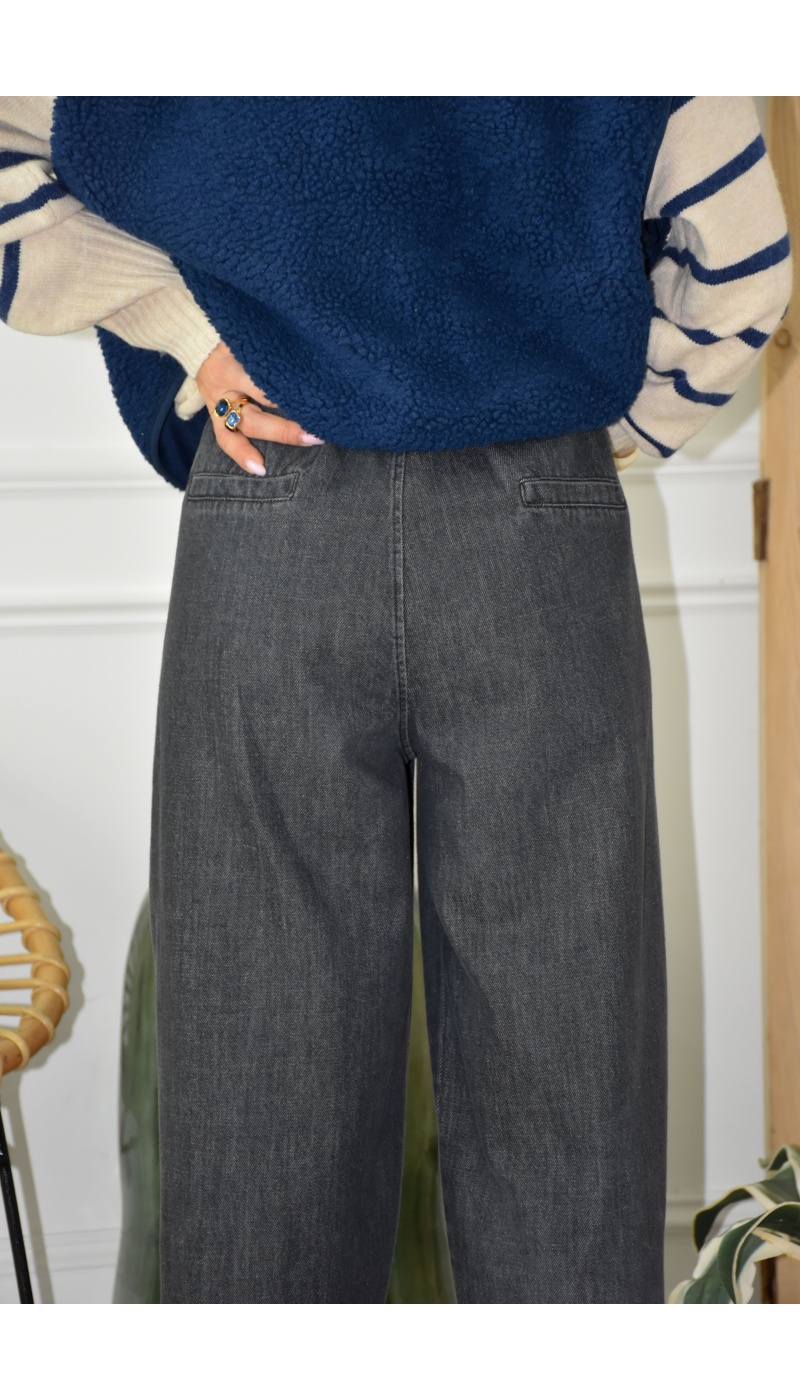 Jean Large Gris BRUNA