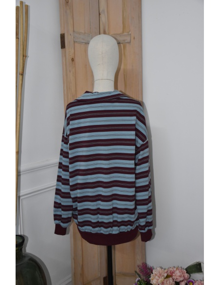 Polo Rayé Bordeaux NINO Noho - 5 | Accueil