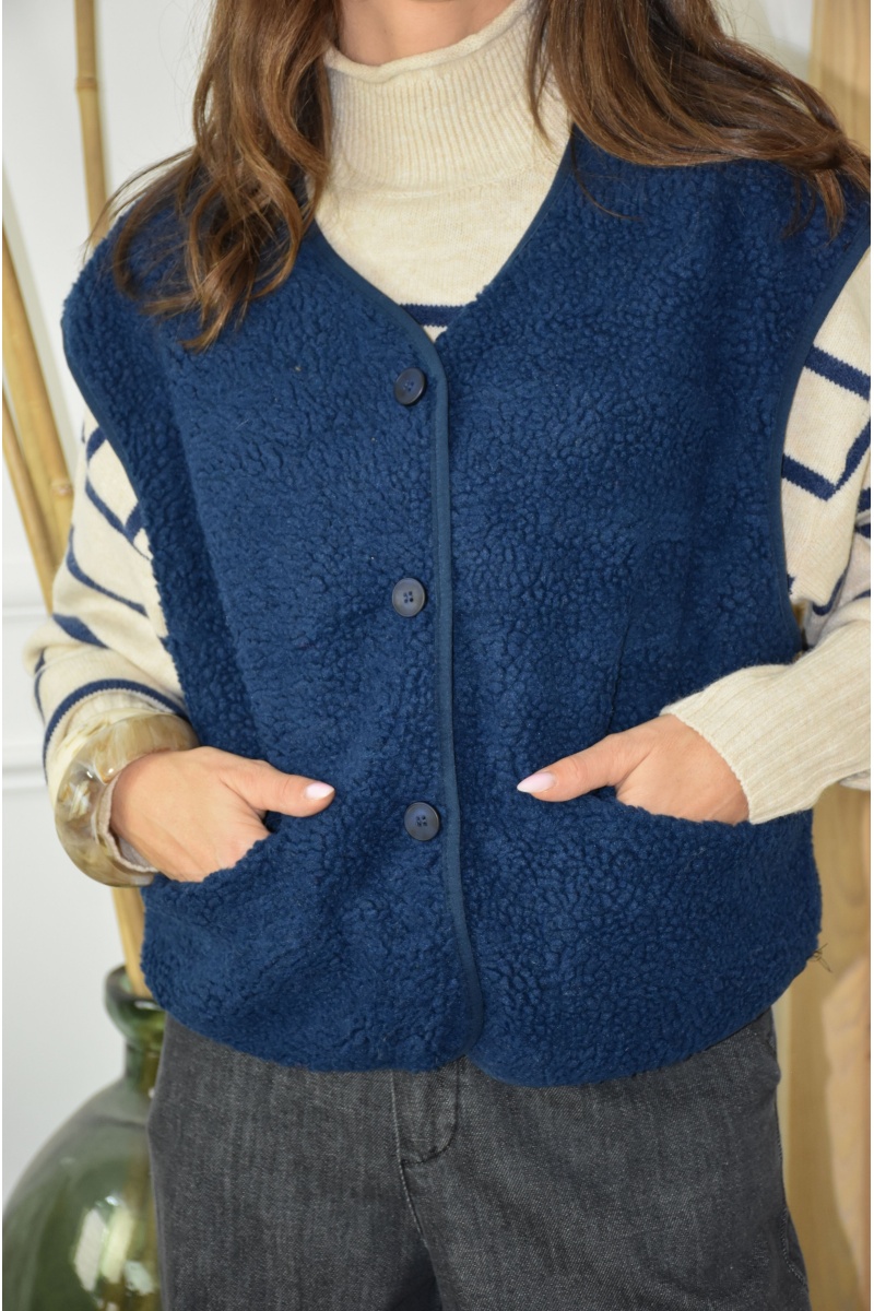 Gilet Moumoute Marine ALMA 2
