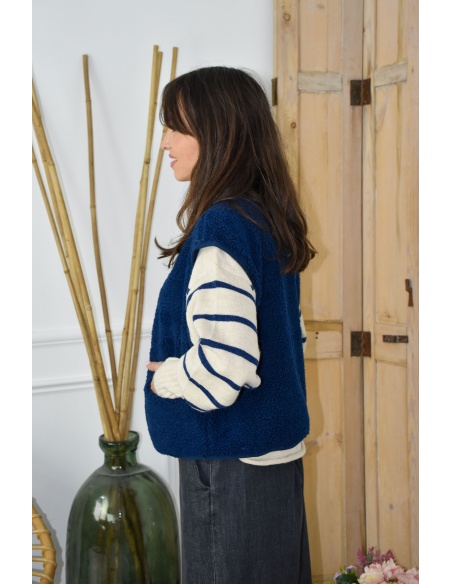 Gilet Moumoute Marine ALMA