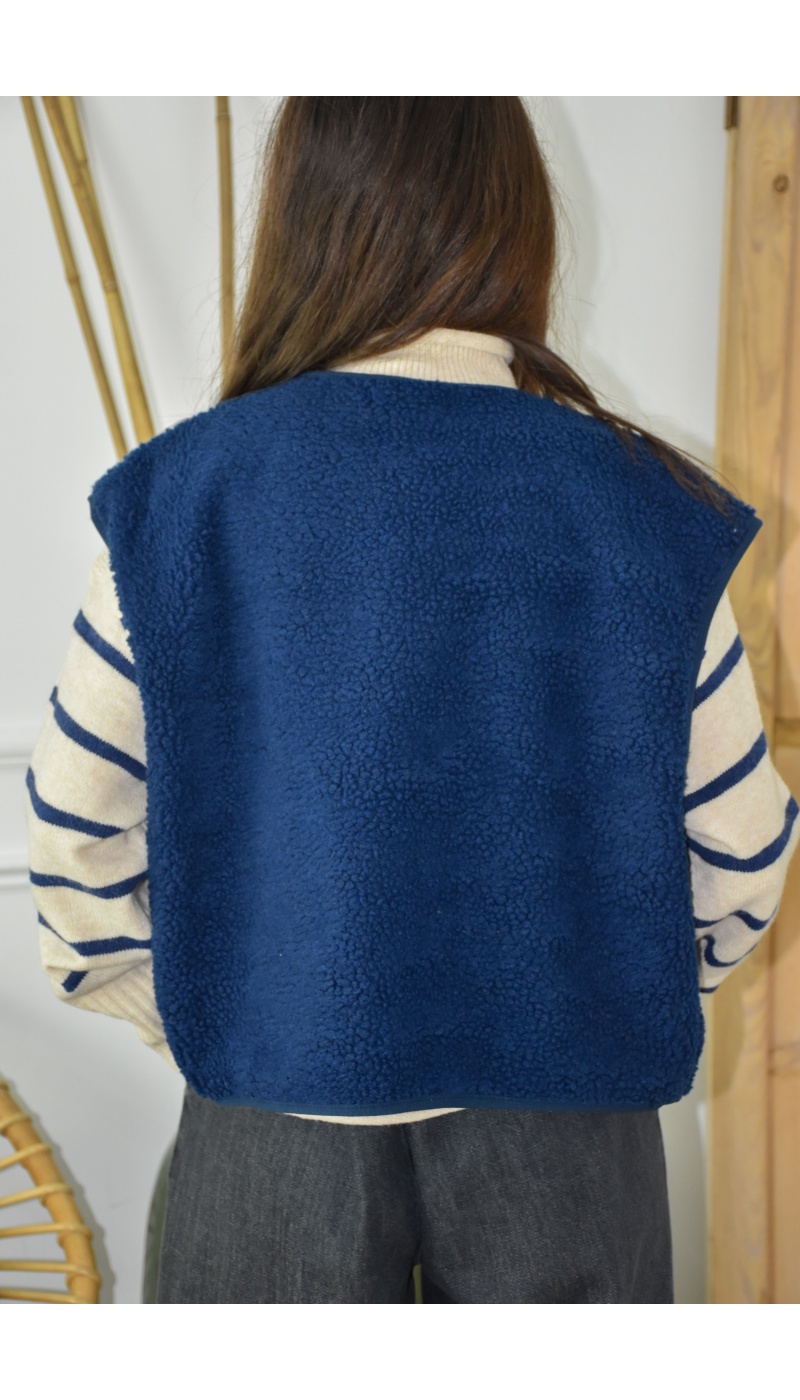 Gilet Moumoute Marine ALMA