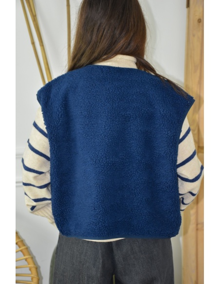 Gilet Moumoute Marine ALMA