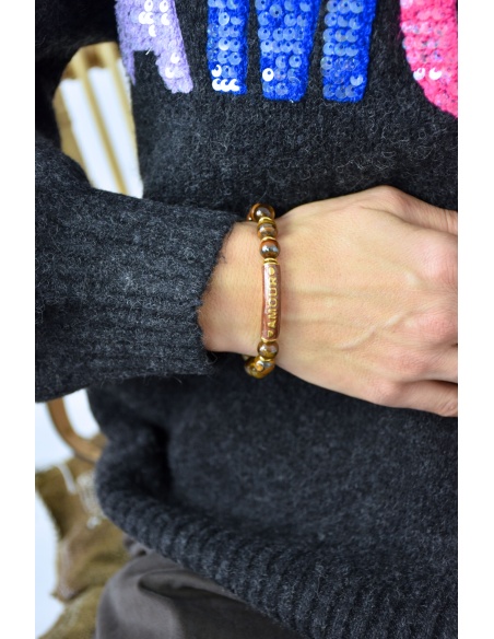 rouge bonbons AMOUR MARRON BRACELETS