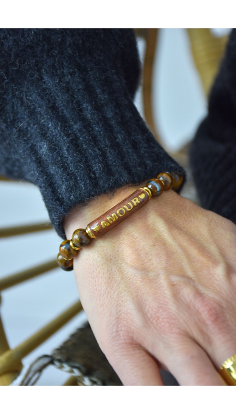 rouge bonbons AMOUR MARRON BRACELETS