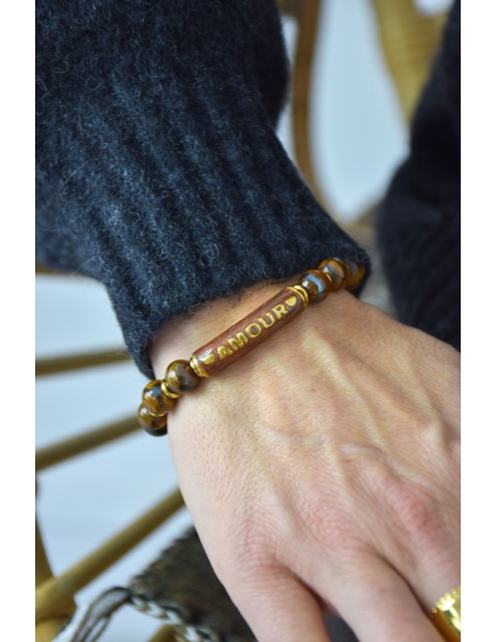 rouge bonbons AMOUR MARRON BRACELETS