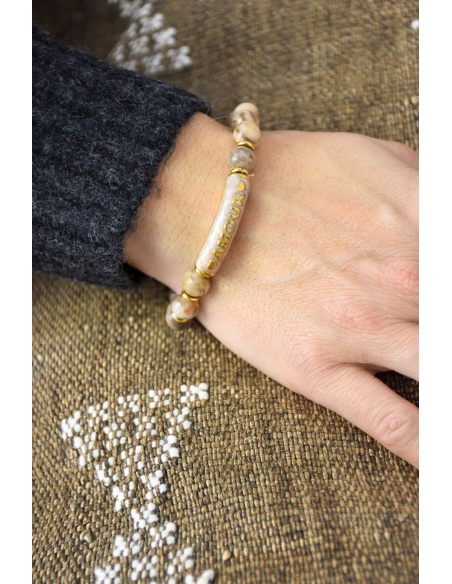 rouge bonbons AMOUR TAUPE BRACELETS