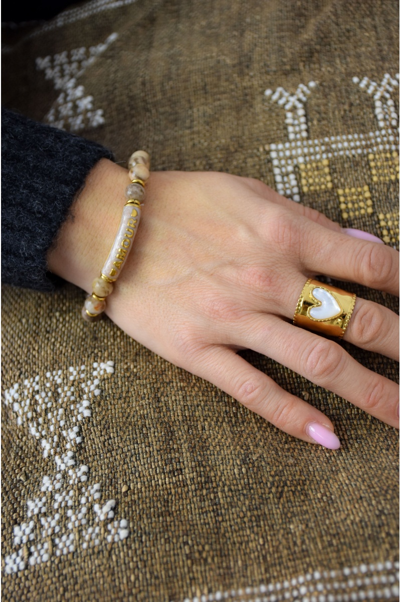 Bracelet Amour Taupe JENNY 2